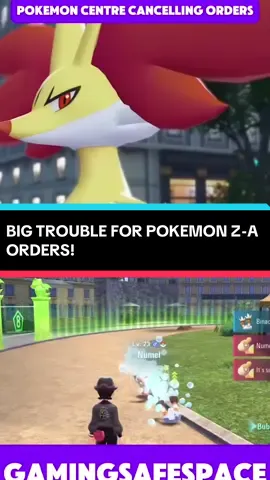 Some Pokémon fans are facing unexpected cancellations for their Pokémon Legends: Z-A pre-orders through the Pokémon Center — just days before launch. Here’s what’s happening. #Pokemon #PokemonLegendsZA #NintendoSwitch #GamingNews #PokemonCenter 