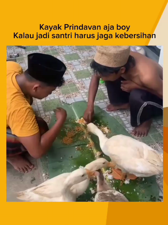 Menjaga kebersihan saja tidak bisa #santri #pondokpesantren 