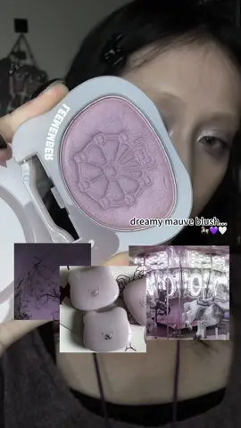 dreamy mauve blush… 🎠🤍🎡 #dreamcore #makeuptutorial #makeup #motd #blush #cooltones #oliveskin #grungemakeup #softgoth #mauve #cbeauty #sneakpeak 