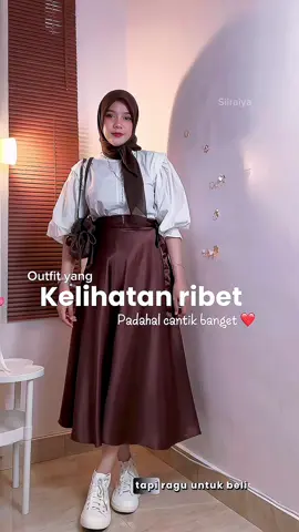 Minimal punya satu dilemari rok yang bisa kamu styling suka suka #roklilit #rokpanjang #skirtoutfits #skirt #outfitinspiration 