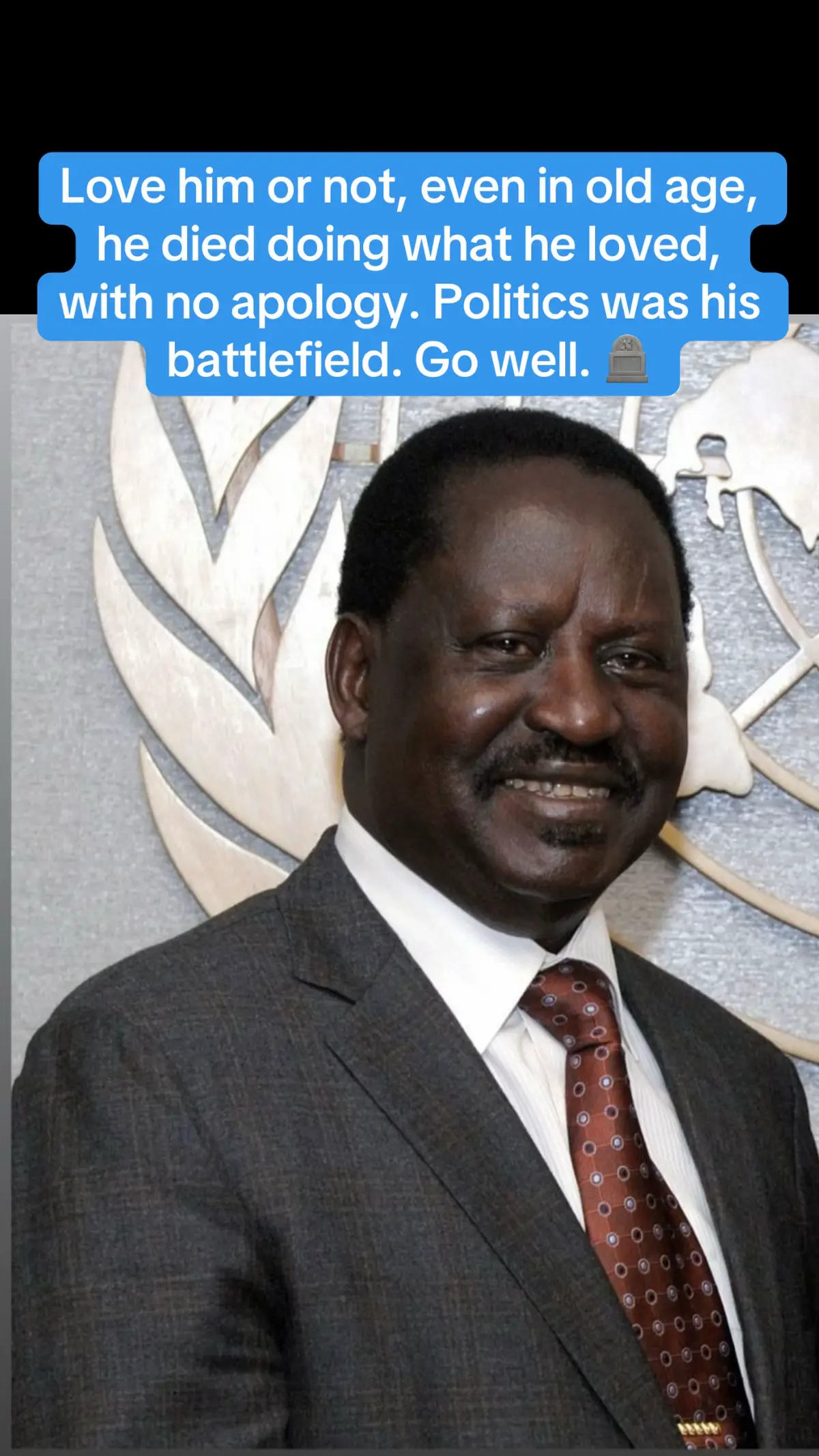 Into the light. Rest.  #fyp #ripRailaOdinga #fyppppppppppppppppppppppp 