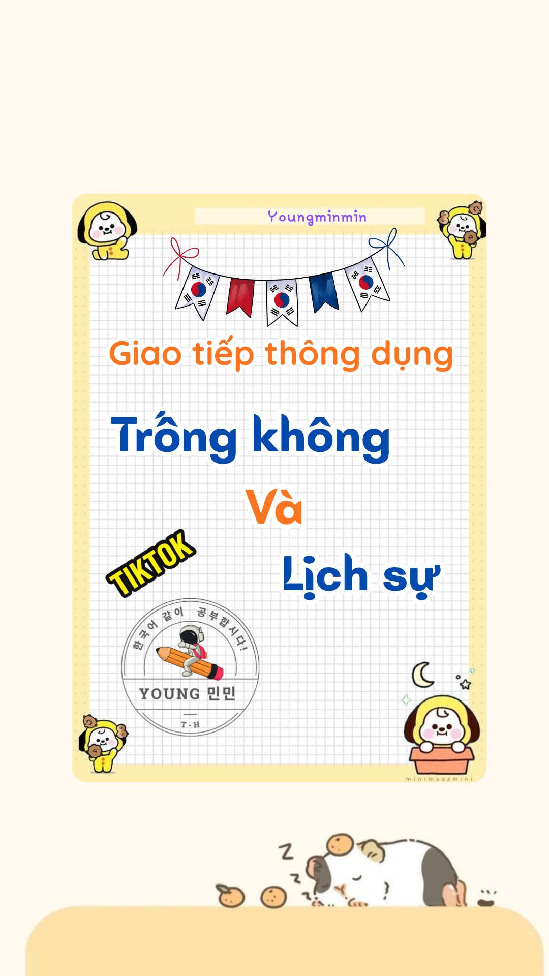 Giao tiếp hàng ngày: Nói chuyện với bạn bè thì thế nào cũng được nhưng với người lạ hoặc trưởng bối là phải lịch sự nha mấy ní  #learnkorean #koreanteacher #유학생🇰🇷🇻🇳 #한국어 #youngminmin 