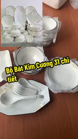 Bộ bát kim cương 31 chi tiết đang sale quá trời rẻ luôn nè #xh #xhtiktok #bobat #batdia #xhtiktok 