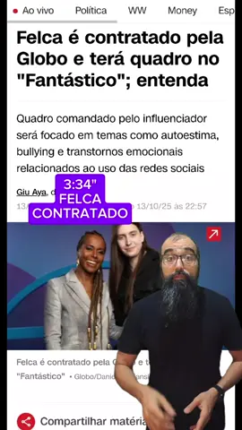 Chocante! Felca no Fantástico para 