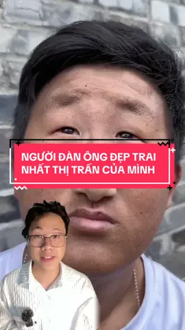 Anh ấy được coi là người đàn ông đẹp trai nhất trong thị trấn của mình #trunganhstorytime  Cre: @lmad.09093 