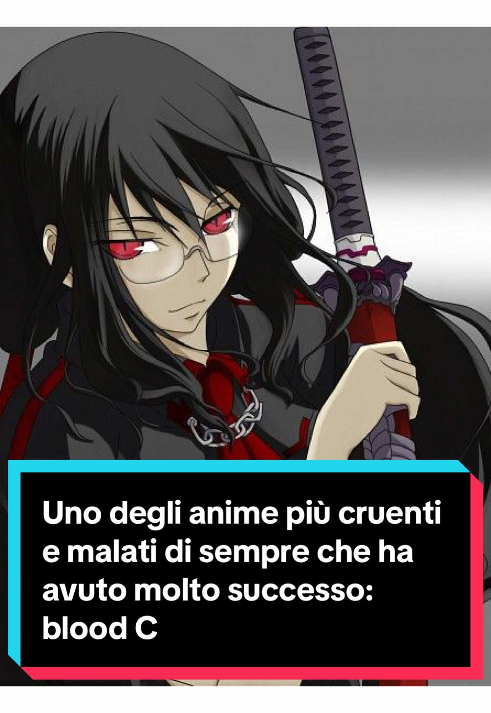 Uno degli anime più cruenti e malati di sempre che ha avuto molto successo: blood C #anime #animeita #animerecommendations #animefyp #animes 
