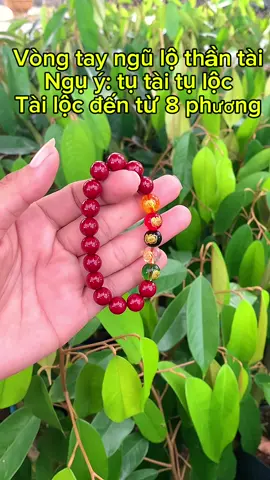 Vòng tay ngũ lộ thần tài #phongthuytamlinh #cauloc #tamlinh 