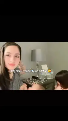 #cute😘😘😘 #mom #Vlog #full #Baby Baby breast feeding by a cute mom  