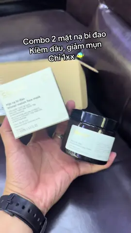 Mặt nạ bí đao cocoon kiềm dầu, giảm mụn cực đã 😘 #acnetreatment #skincare #kiemdau #giammun #dadaumun 