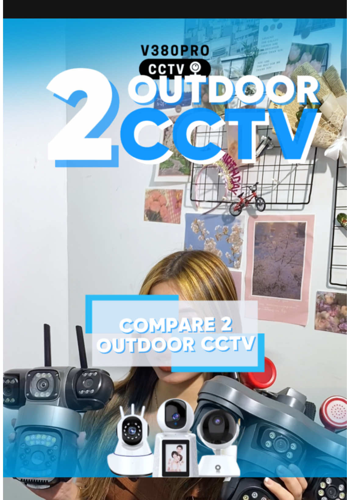Diff. between 2 outdoor CCTV! #v380pro #v380procctvofficialstore #v380procctv #v380c30 #c30cctv 