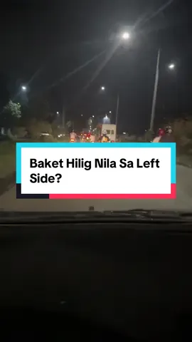 Baket Hilig Nila Sa Left Side?