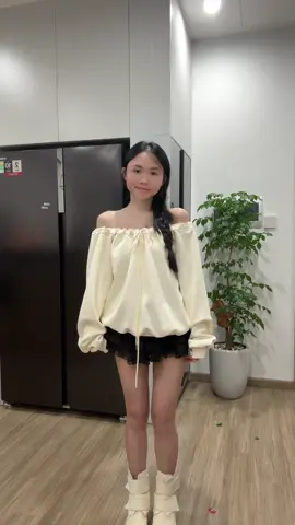 Áo trễ vai mặc nhiều kiểu #lila #22etm #weebuild 