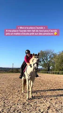 On choisit pas la facilité ici, on a pas eu tout cuit dans la bouche à bon entendeur 😉  #creatorsearchinsightview #equitation #sportequestre #horsetok #trend 