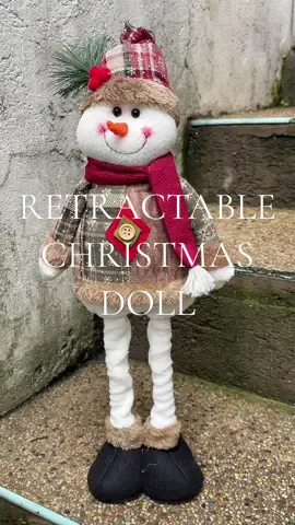 Santa Claus Snowman Elk Christmas Standing Doll  ,Ornament Xmas Decor Decorations   #retractable #christmasdecor 