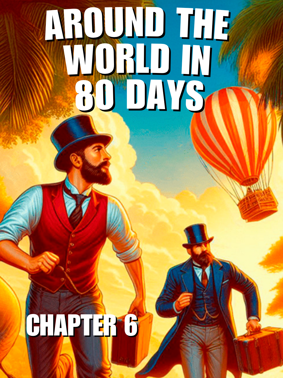 Around the World in Eighty Days (Audiobook) Follow me for more content like this, let's go on a literary adventure together! #arountheworldin80days #julesverne #sci-fi #audiobook #classicliterature #classic #book #chapter6 #literarysound #classicbook