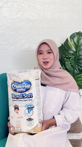 T jatim MamyPoko Pants Royal Soft Organic Cotton, buat si Kecilnya  Mamy yang pengen terbebas dari ruam. #mamypoko #mamypokopants #royalsoft 
