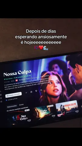 Preparando o psicológico pra chorar🥹 #culpanuestra #nickenoah #nossaculpa #filme 