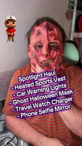 Spotlight Haul  - Men's Zipper Heated Sports Vest  - Car Warning Lights  - Ghost Halloween Latex Mask  - Portable Travel Watch Charger  - Magnetic Phone Selfie Mirror  #TikTokMadeMeBuyIt #DealDrops #CreatorClub #Haul #Spotlight 
