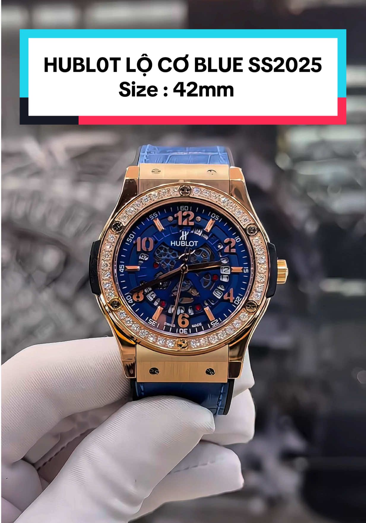 HUBL0T BLUE LỘ CƠ NEWSS2025 CÒN SẴN 1C GIAO NGAY GIÁ TỐT 🔥 Size : 42mm #37watchluxury #viral #xuhuong #asmr #thinhhanh 