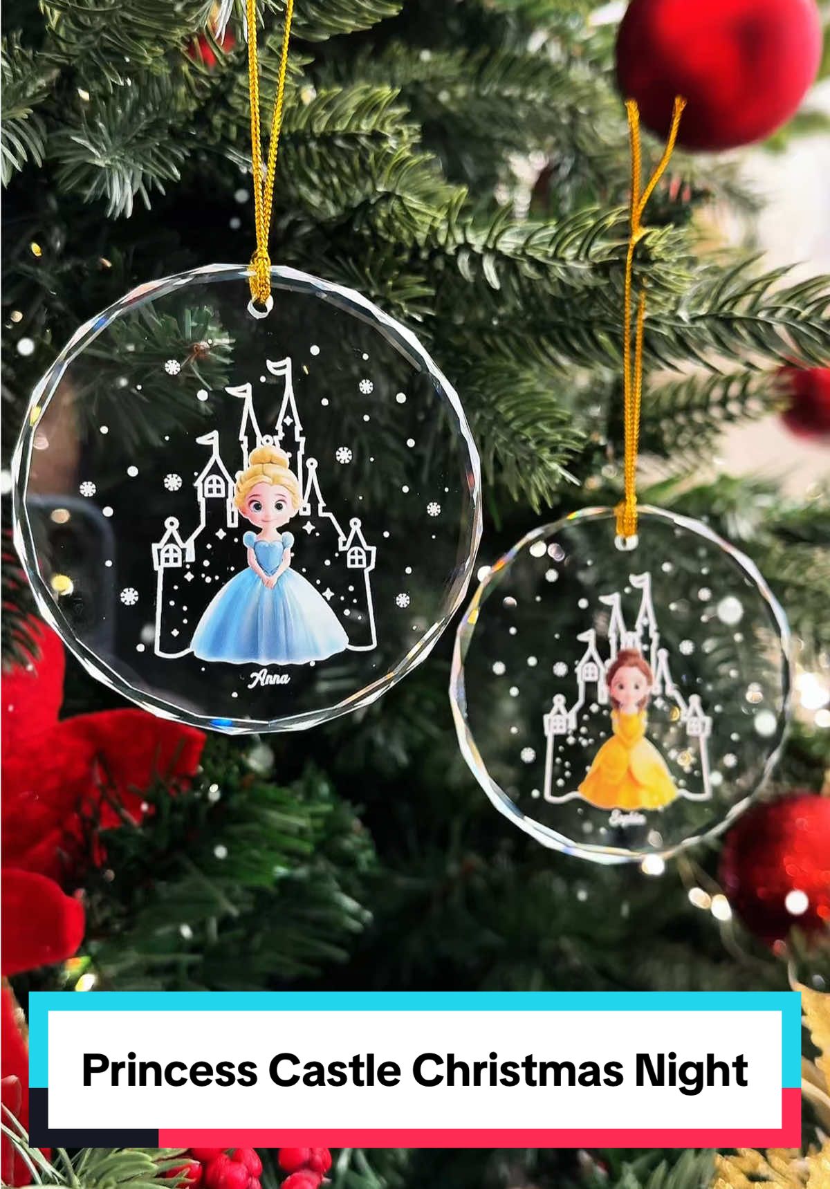 Create magical memories and holiday joy with our Princess Castle ornament 🏰🎄 #macorner #ornament #christmasmagic #beautifulkeepsake #familygift