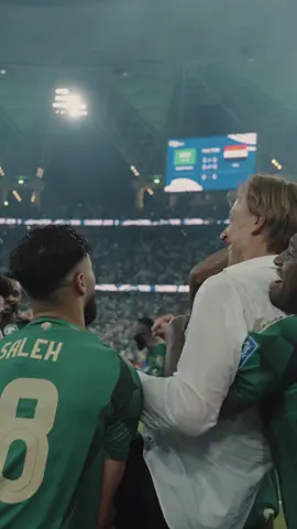 مدربنا يستحق الفرحة 💚🇸🇦 #مع_الأخضر_قدام #المنتخب_السعودي 