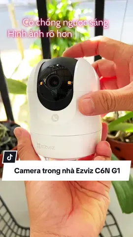 Camera trong nhà Ezviz C6N G1 với bản nâng hình ảnh ngược sáng rõ nét không bị chói sáng bằng công nghệ True WDR, 2 đèn led trợ sáng, góc quan sát rộng hơn, hỗ trợ wifi 2.4 và 5.0 Ghz #camera #ezvizcamera #ezviz #camerawifi #thanhhsinhh01 