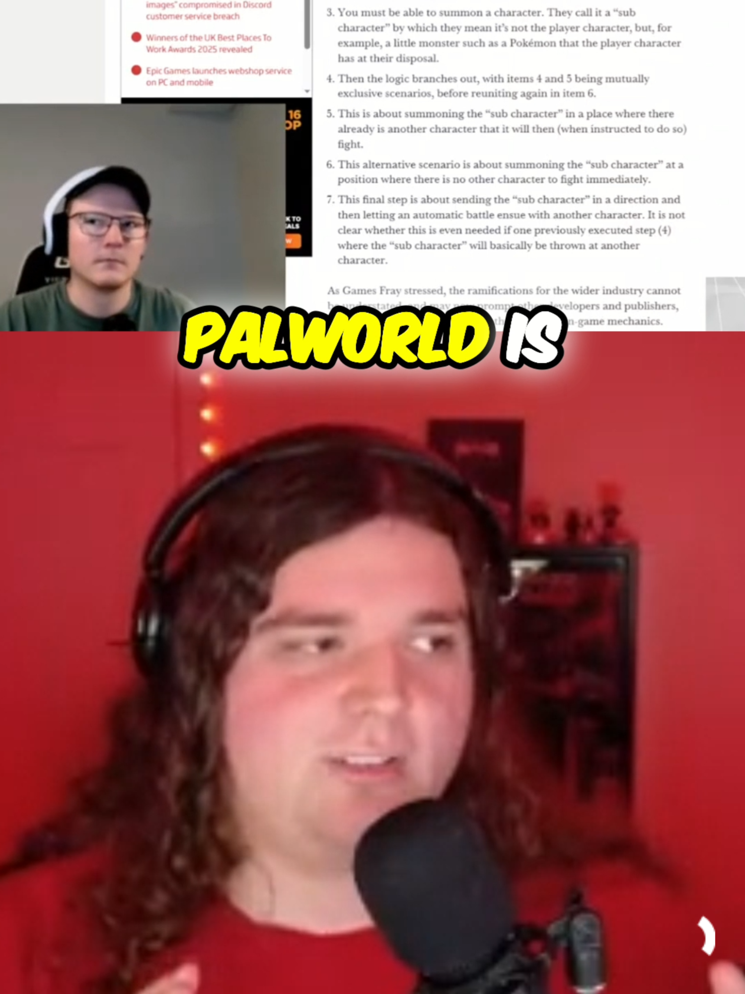 Is Palworld wasting Pokémon's money?! #pokemon #palworld #nerdnews #livestreamclips