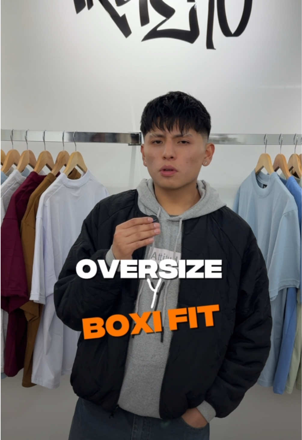 Oversize Vs Boxi Fit 🥊 #poleras #oversize #boxifit #streetwear #lapaz_bolivia🇧🇴 