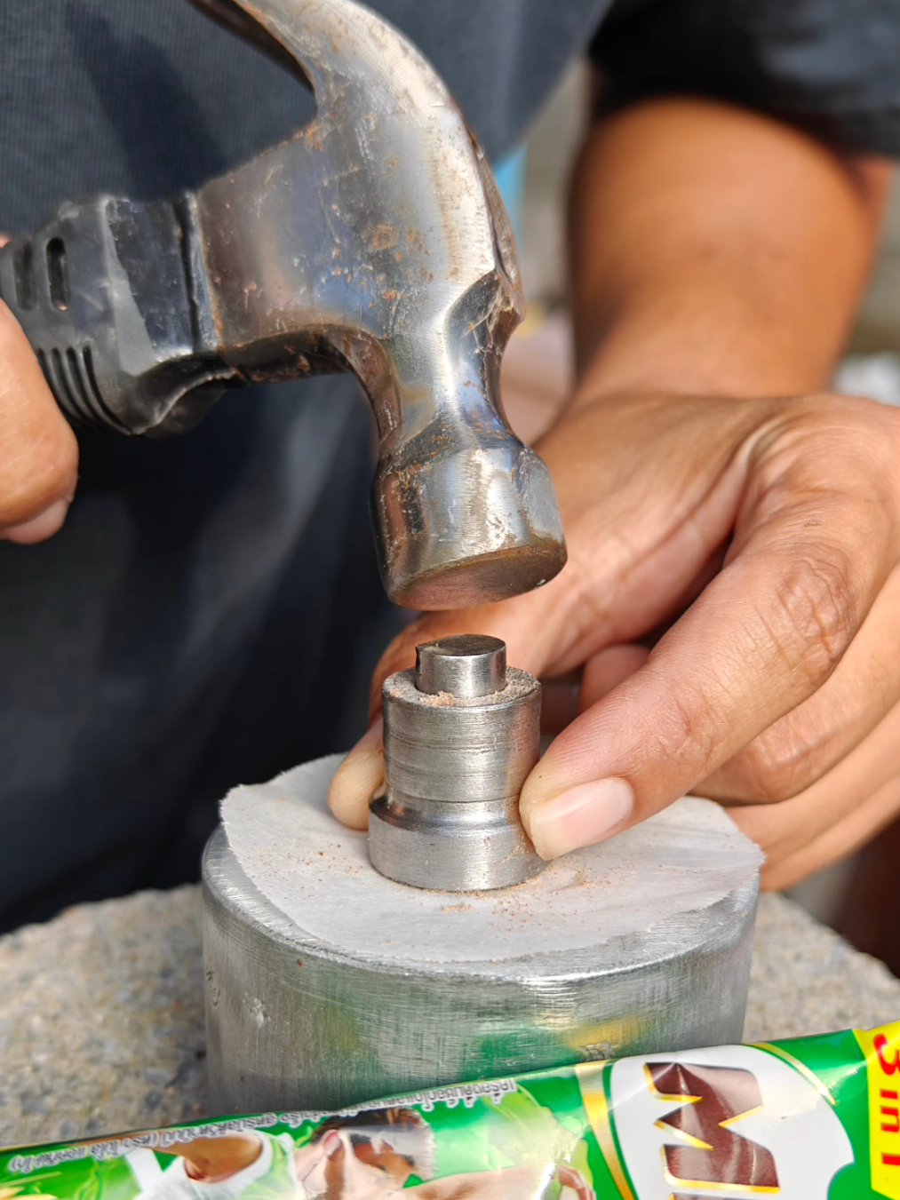 ไมโลอัดเม็ดสูตรตอกด้วยมือแบบDIY