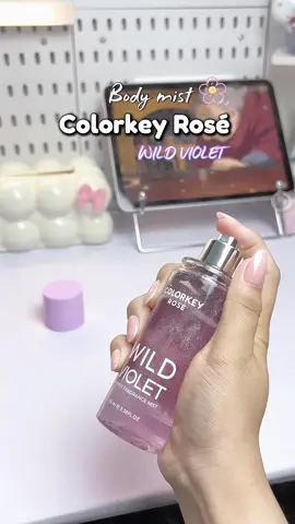 Body Colorkey Rosé vừa thơm vừa lấp lánh nhoa✨ #colorkeyrosé #wildviolet #bodymist #colorkey #fyp 
