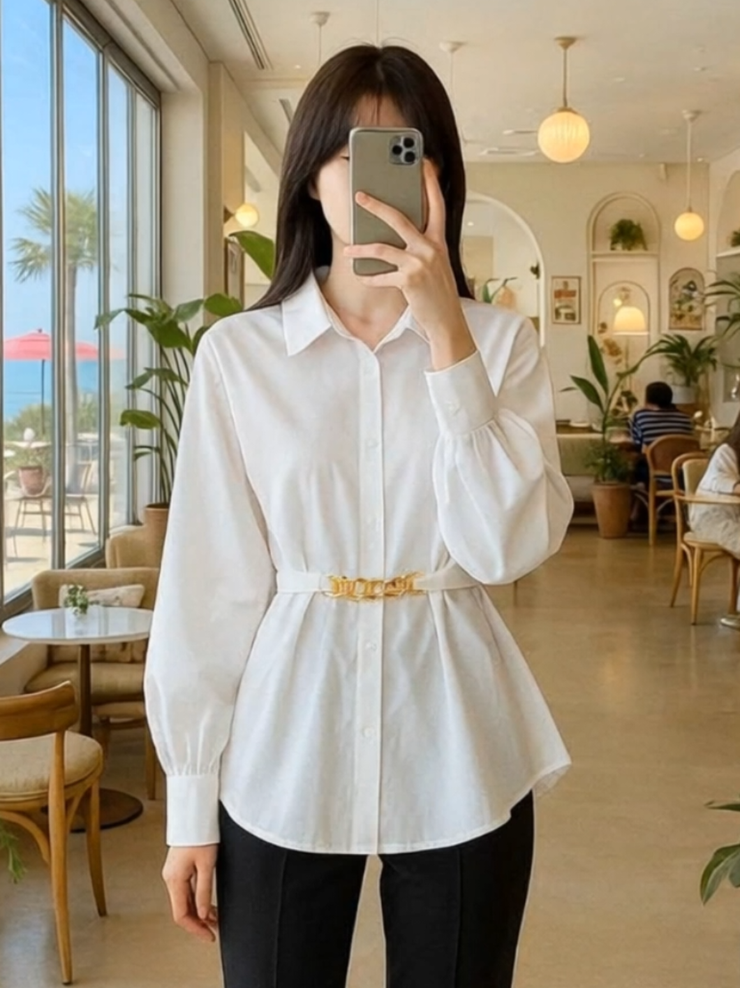 Tampil manis dan effortless dengan outfit ini! 🌸 Desain simple namun elegan, cocok untuk hangout, kafe, atau jalan santai. look kamu jadi feminin dan fresh sepanjang hari ✨  #bajuwanita  #ootdwanita #fashionwanita #pakaianwanita  #outfitkekinian 