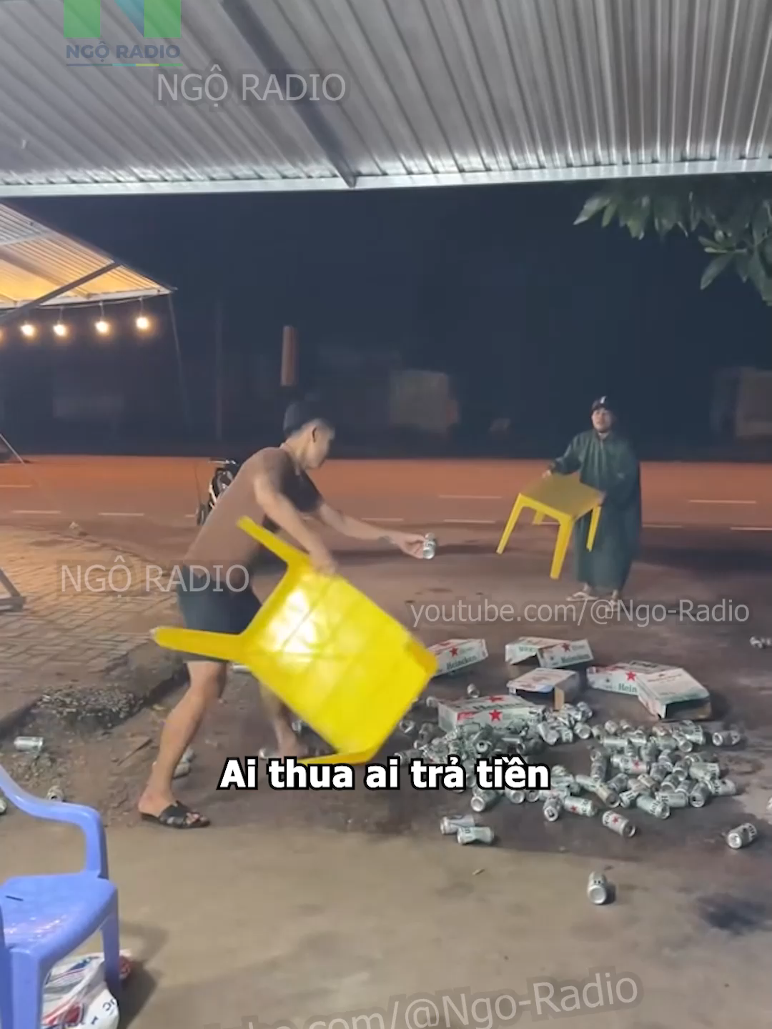 Ai thua ai trả tiền#viraltiktok #ngoradio #cuocsong #tintuc #haihuoc
