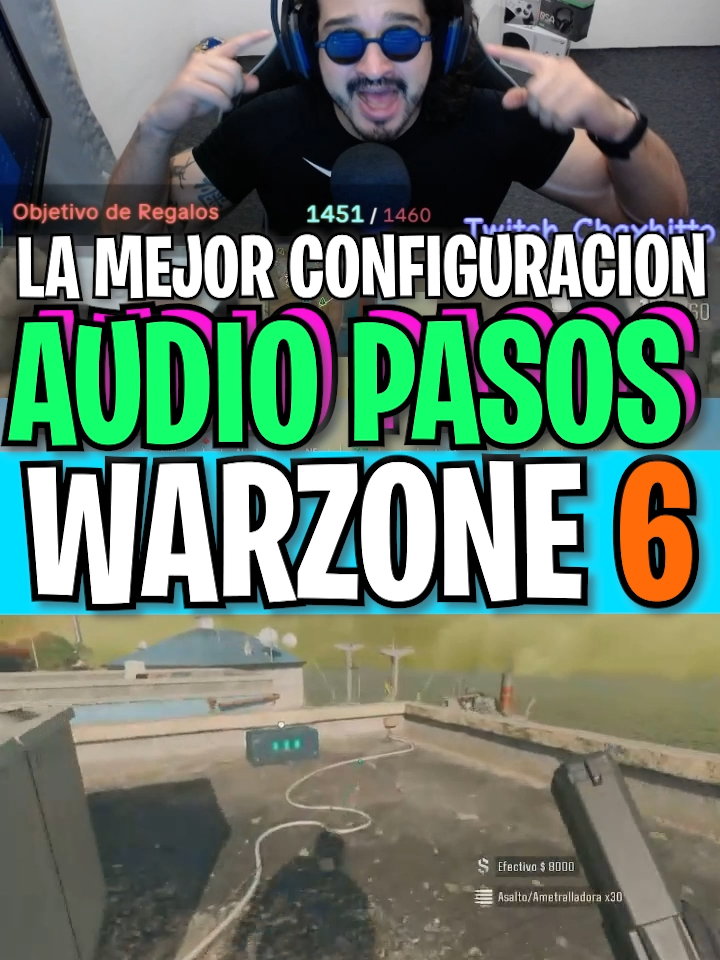 La MEJOR Configuración AUDIO PASOS en Consolas | Warzone 6 #warzone #warzone6 #parati #chachitto #fyp #mancochachonetta #chachizza #hackerwarzone #ds4 #cronuszen #warzoneclips #mancolegio #blackops6 #temporada6 #verdansk