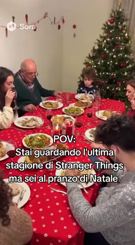 Natalia 2025 in famiglia 🎄 #sora #openai #christmas #strangerthings #realistic 