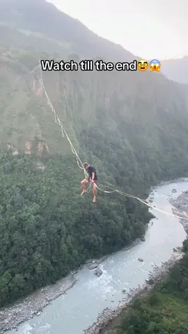 watch till the end #fypppppppppp #kushma #bunjeejump 