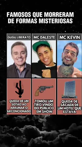 Famosos que morreram de formas misteriosas  #misterios  #luto #lutoeterno #mcdaleste #misterioso 