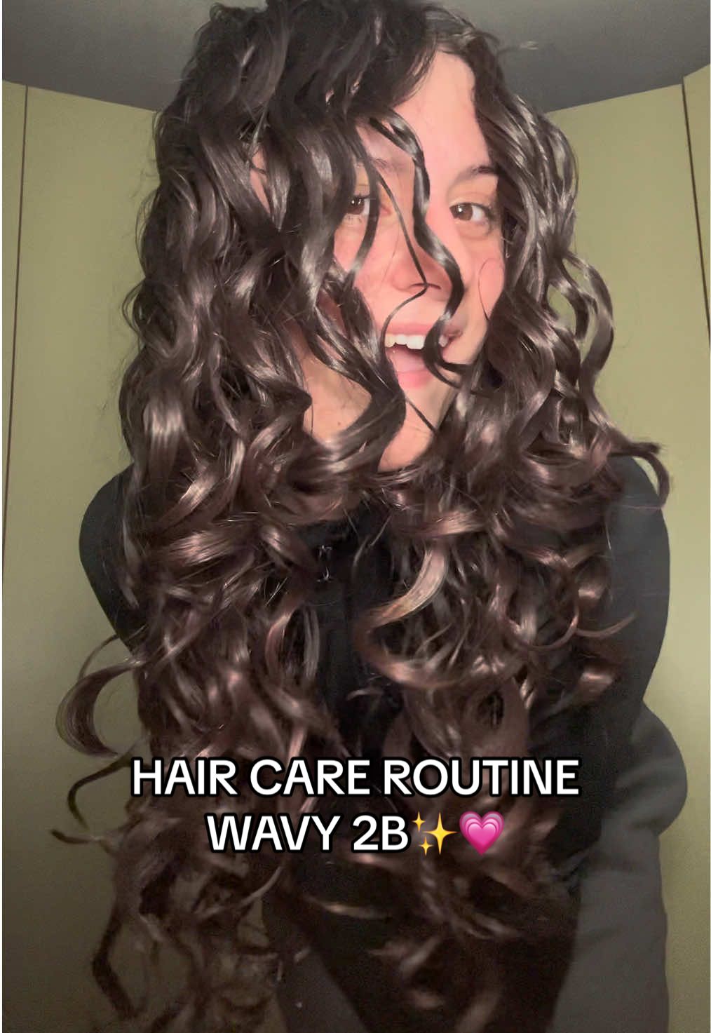HAIR CARE ROUTINE WAVY 2B🫧✨ with @Bali Curls products, i’m in loveeee!💗 #curlygirl #fyp #curly #tutorial #styling 
