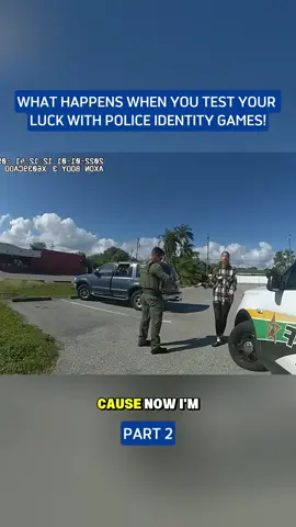 What Happens When You Test Your Luck with Police Identity Games! #fyp #viral #bodycam #police #policeofficer 