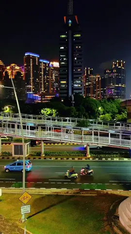 view dari JPO benhil&semanggi🤩🤩 #citylightsjakarta #citylightvibes #explorejakarta #foryoupage❤️❤️ #fyp 