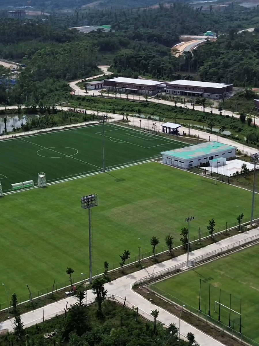 Seperti ini kondisi terkini dikawasan Training Center PSSI di IKN. #ikn #trainingcenterpssi #kotanusantara 