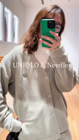 UNIQLO×needles🦋 ベージュがお気に入りだったけど、 オンライン先行予約だと完売😂 店舗は10月31日発売なのでチェックしてみてね♡ 163cm 全てMサイズ着用 #UNIQLO#ユニクロ#ニードルズ #ユニクロコラボ#needles 