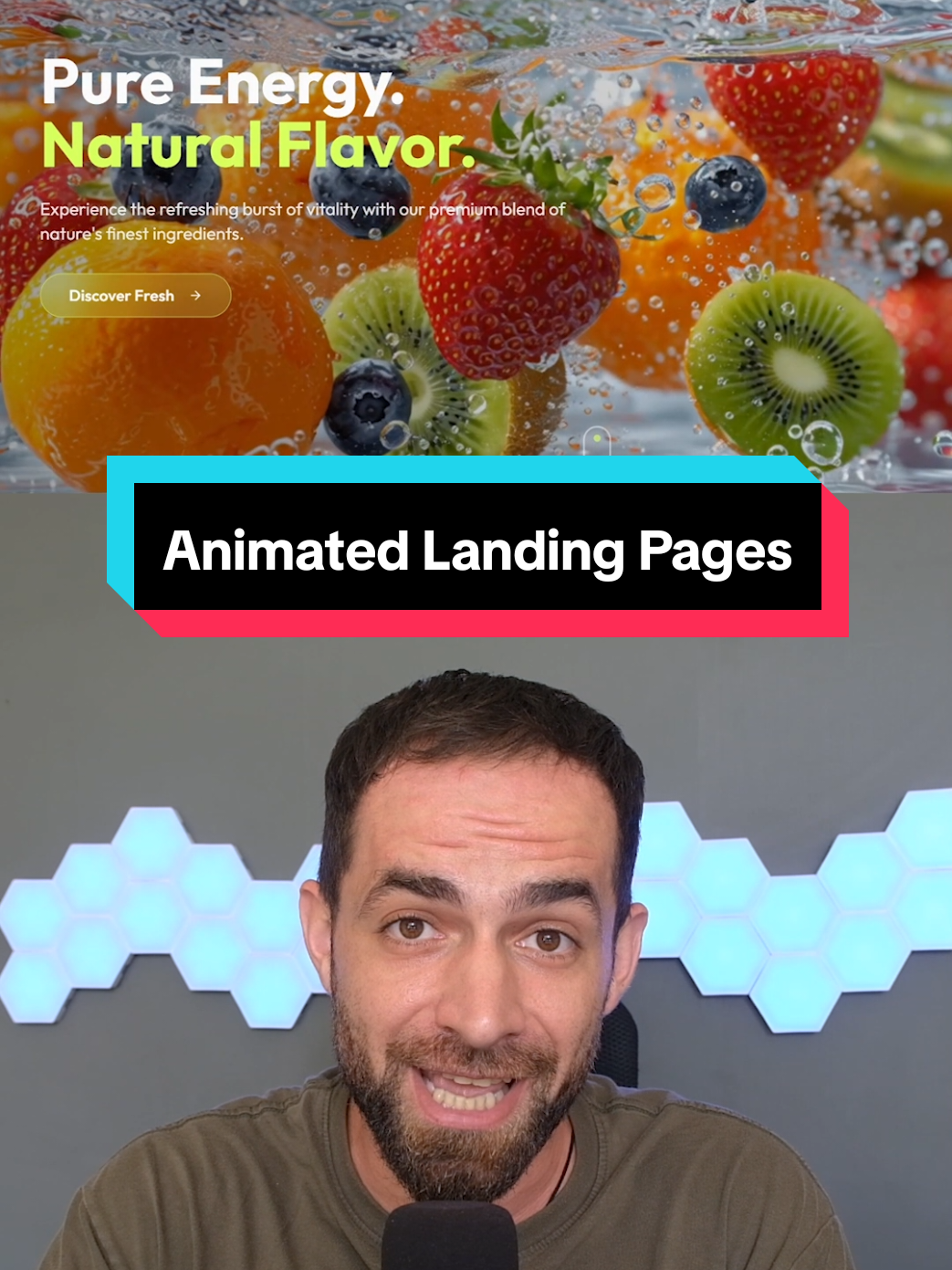 ‎Create Stunning Websites With Lovable  ‎ ‎Universal Lovable Prompt Template: ‎ ‎Create a cinematic landing page for a [type of brand or product] that focuses on [core emotion or theme, e.g., creativity, precision, calm, innovation]. ‎Use the uploaded video of [describe what’s in the video: e.g., glowing geometric shapes, floating product, slow-motion splash, surreal scene] as the hero section background. ‎ ‎Make the hero section tall and fully visible at the top of the page, contained only in that section. ‎Position the headline in the [choose one: bottom-left / center-left / center] area, using a [font style: clean sans-serif / elegant serif / geometric] in [font color]. ‎Keep the text [small / medium / large], matching the tone of the design. ‎ ‎Add a [button type: rounded / translucent / bordered] CTA button near the headline. ‎Style it with a [color / glow / hover effect] consistent with the hero visual. ‎ ‎Global style direction: ‎ ‎Typography: [describe: modern sans / editorial serif / tech geometric] ‎ ‎Colors: [describe main tones and accents] ‎ ‎Layout: [describe structure: grid-aligned / minimalist / balanced spacing] ‎ ‎Motion: [describe motion: slow fades / parallax / ambient transitions] ‎ ‎The page should feel [main mood: cinematic, alive, premium, serene, bold, etc.], evoking [emotion: energy, calm, creativity, precision, etc.]. ‎It should transform [core product or concept] into an immersive visual experience. ‎ ‎#landingpage  #landingpagedesign  #lovabledev  #midjourney #ai 