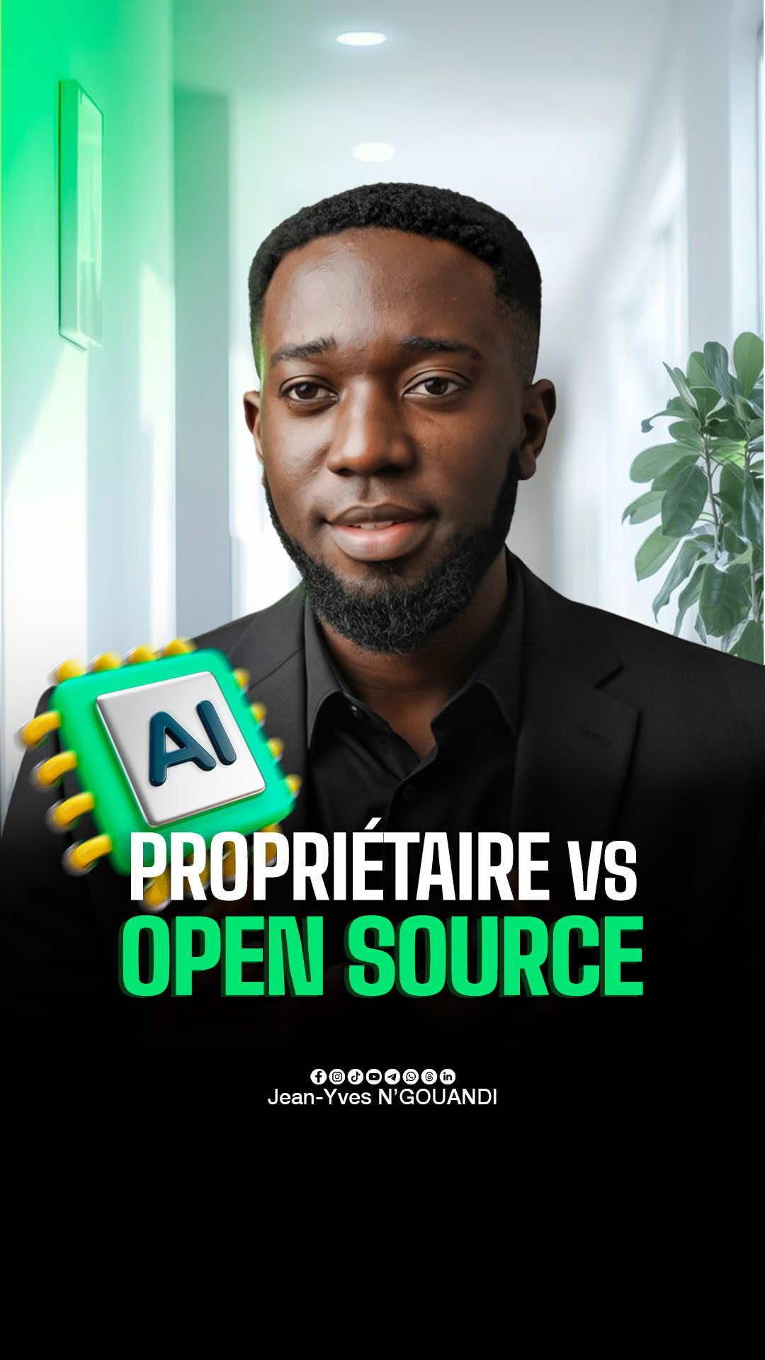 Les modèles d’intelligence artificielle propriétaires vs les modèles d’intelligence artificielle à code source ouvert (open source) —— Jean-Yves N'Gouandi Bâtissez votre empire digital avec l'IA #octobrerose #ia #gemini #nanobanana 