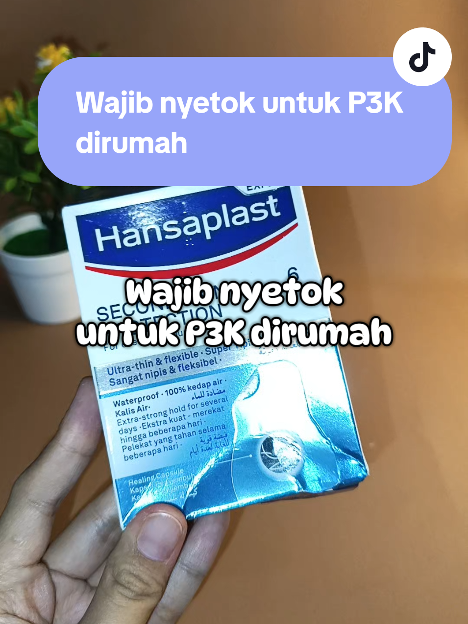 Produk baru dari @hansaplast_id wajib nyetok buat P3K dirumah  #Hansaplast #Secondskin #HealFasterLikeSecondSkin #TenangBawaHansaplast #fyp 
