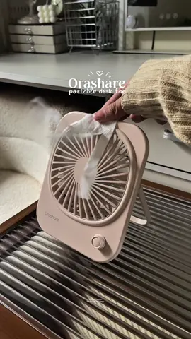 Orashare table desk fan🙌🏻💫 #orashare #orasharefan #tablefan #deskfan #portablefan 