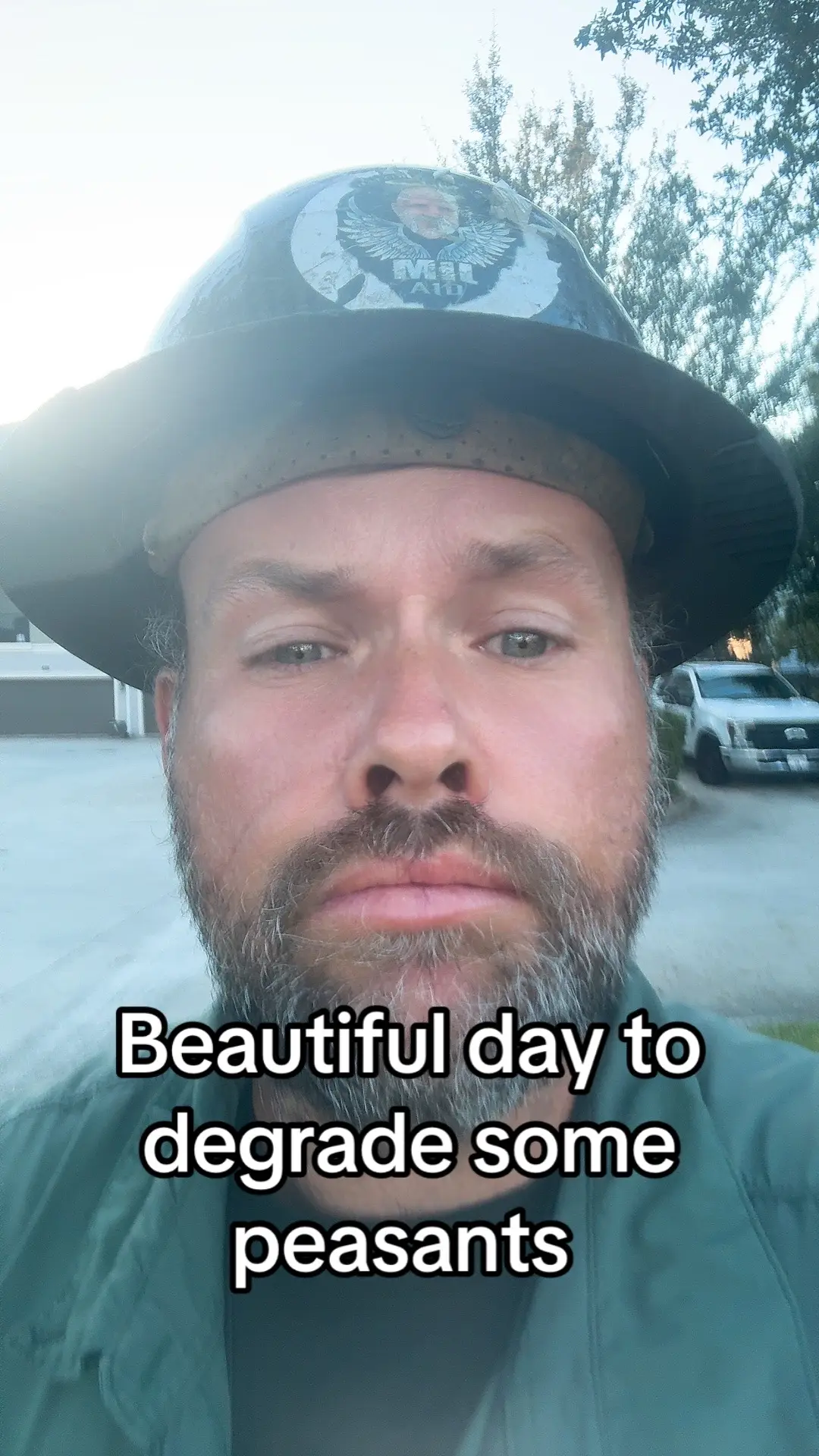 Beautiful day to degrade some peasants  #bigdaddyalphasupervisor #supervisor #fyp #constructionworker #workday 