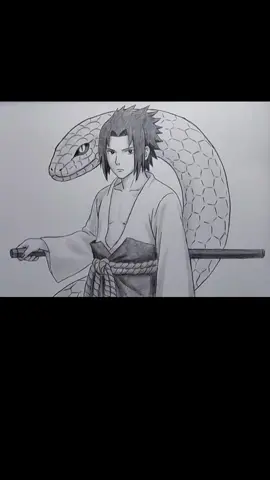 Sasuke Uchiha drawing tutorial #stepbystep #aahansart #sasuke #naruto 