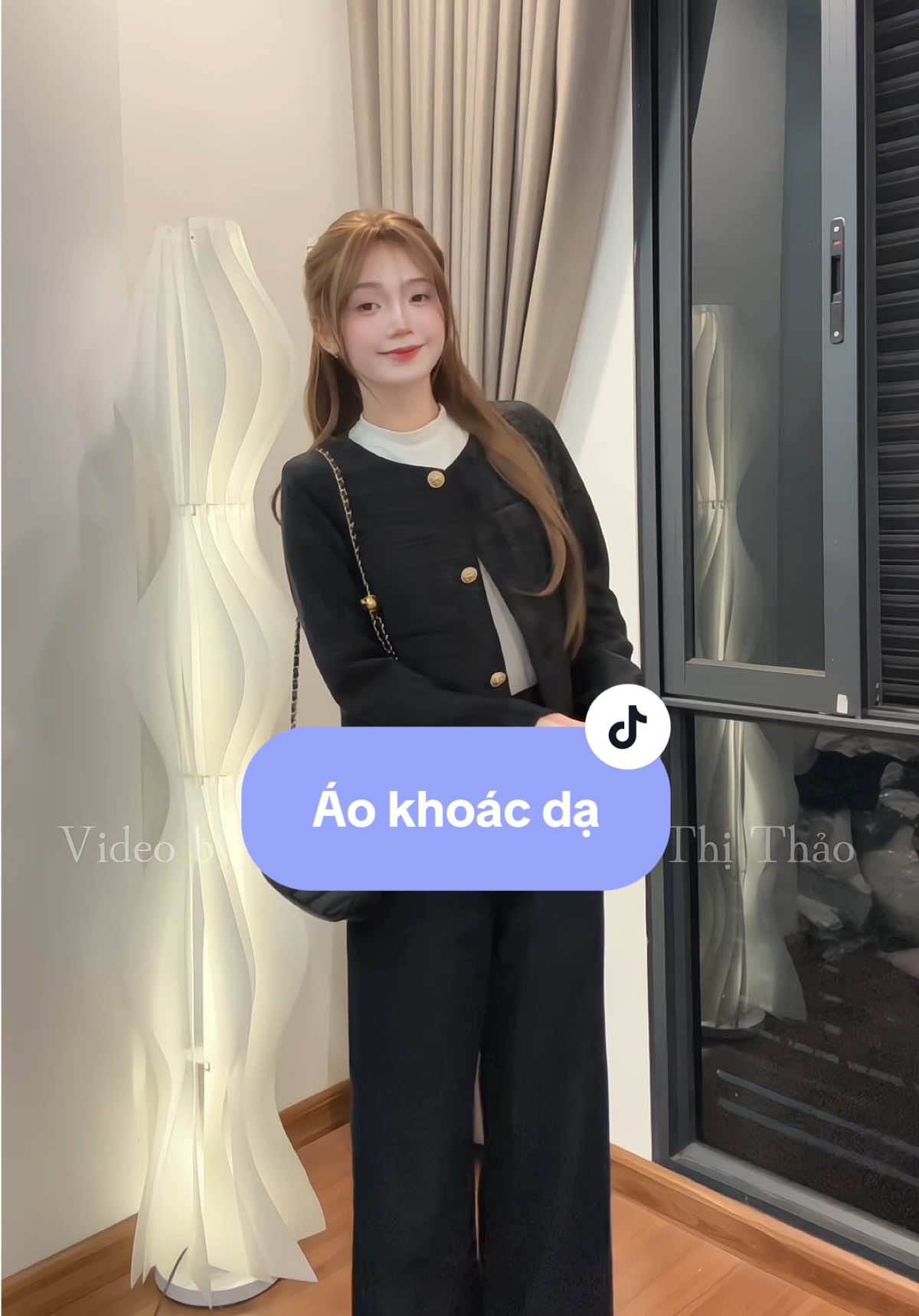 Về thêm mẫu khoác dạ tweed nhung lửng sang trọng ✨#viral #outfit #áodạnữ #review #xuhuong 