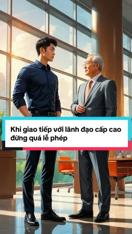 Khi giao tiếp với lãnh đạo cấp cao đừng quá lễ phép, bạn càng lễ phép họ càng xem thường bạn. #baihoccuocsong #trietlycuocsong #sachhay #sachhayexpress 