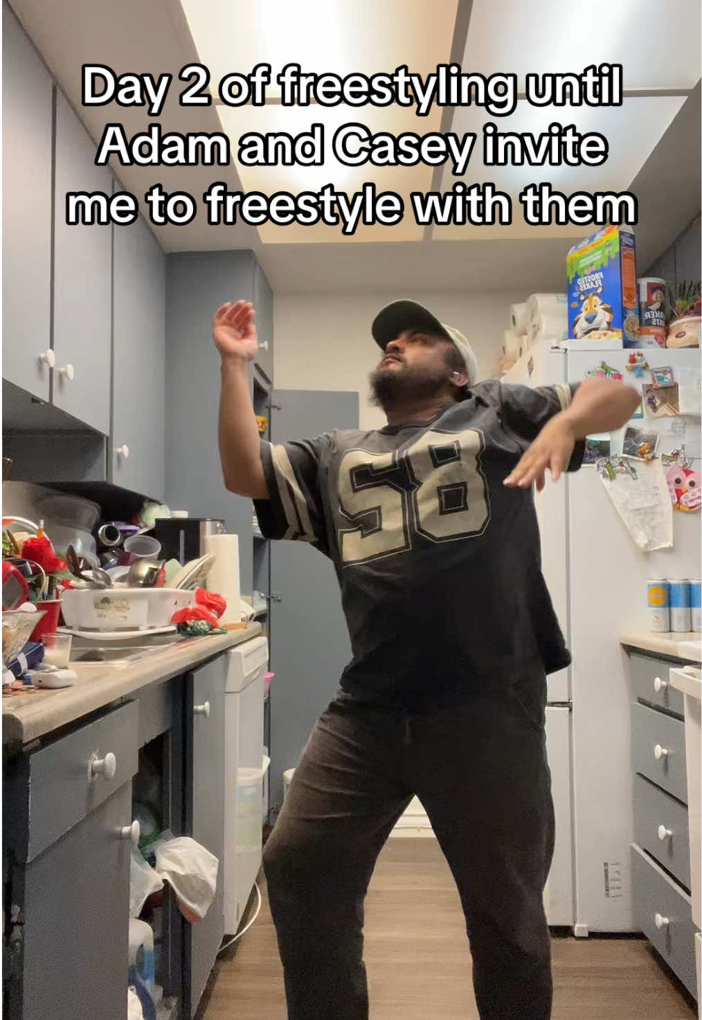 Missed a few days but we gotta get back on the saddle. Only way I’ll improve. @Adam Sevani @Casey Frey  #freestyle #dance #choreography #day2 